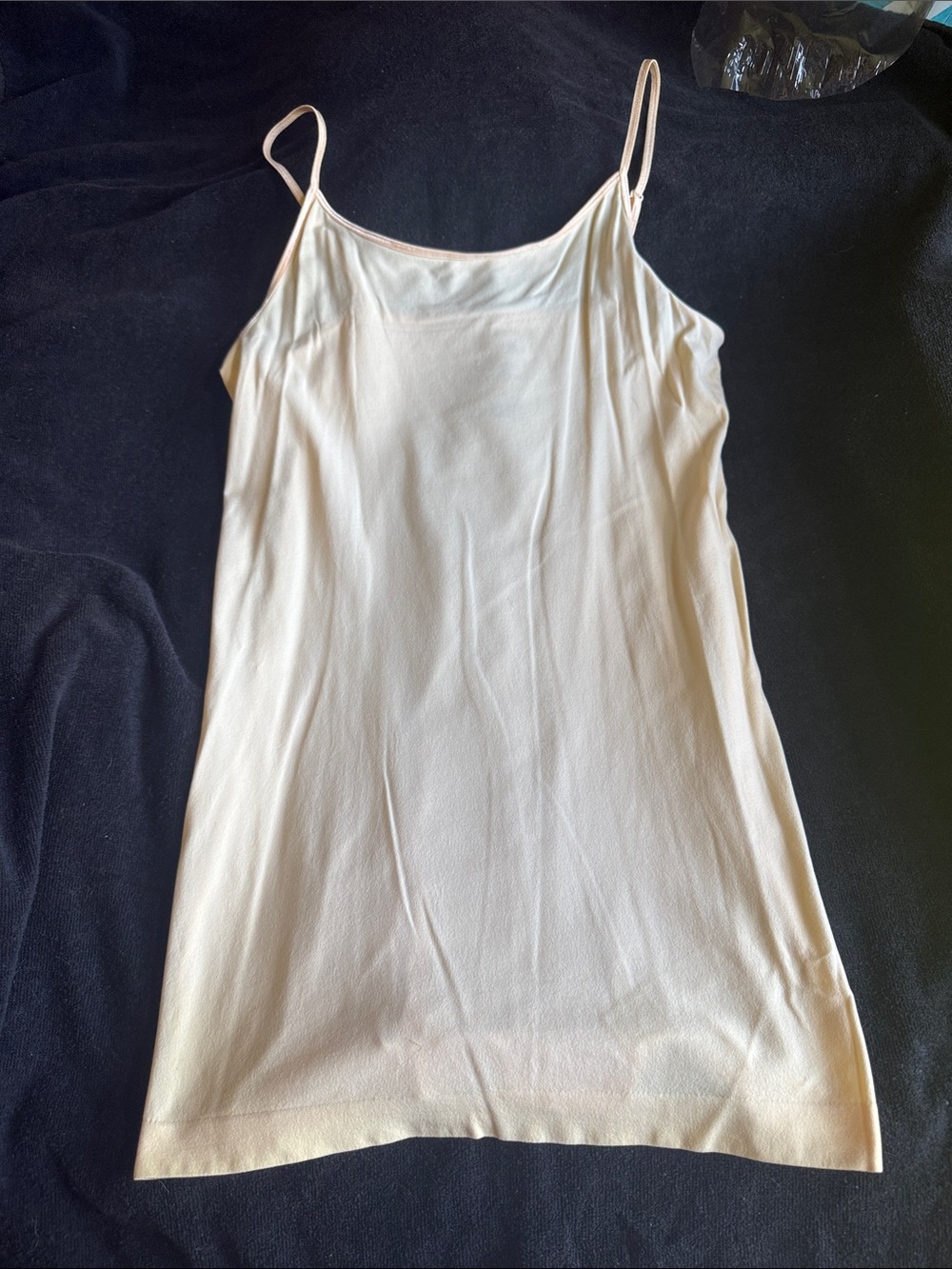 SO Cream Slip Cami with Spaghetti Straps